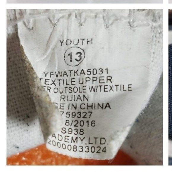 Austin Trading Co Sneakers Size 13 Youth Blue Lace-up - Picture 5 of 9